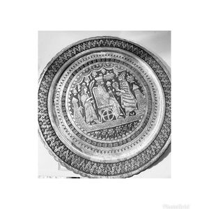 Zoroastrianism /Persian Tinned Copper Plate